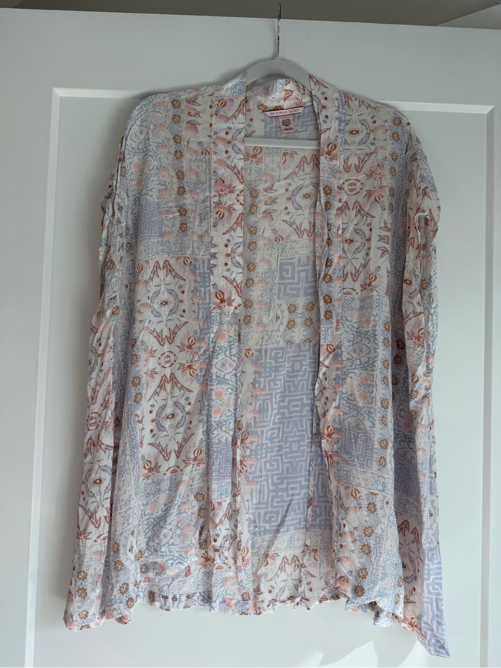Victoria’s Secret Patchwork Print Kimono Cardigan S